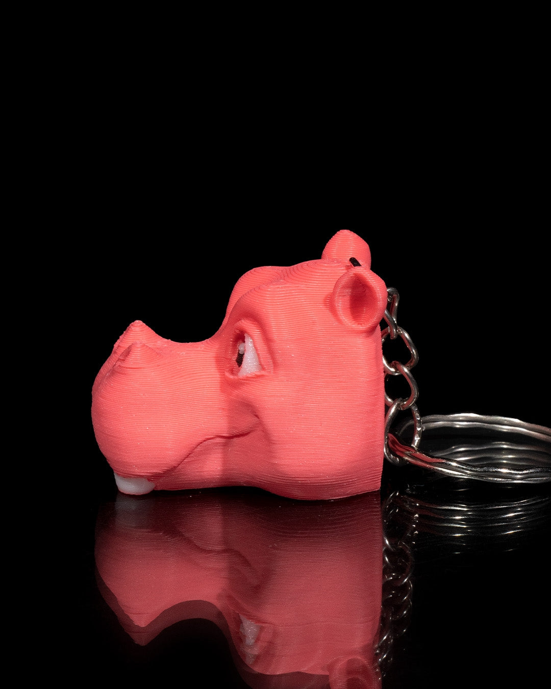 Hippo Keychain