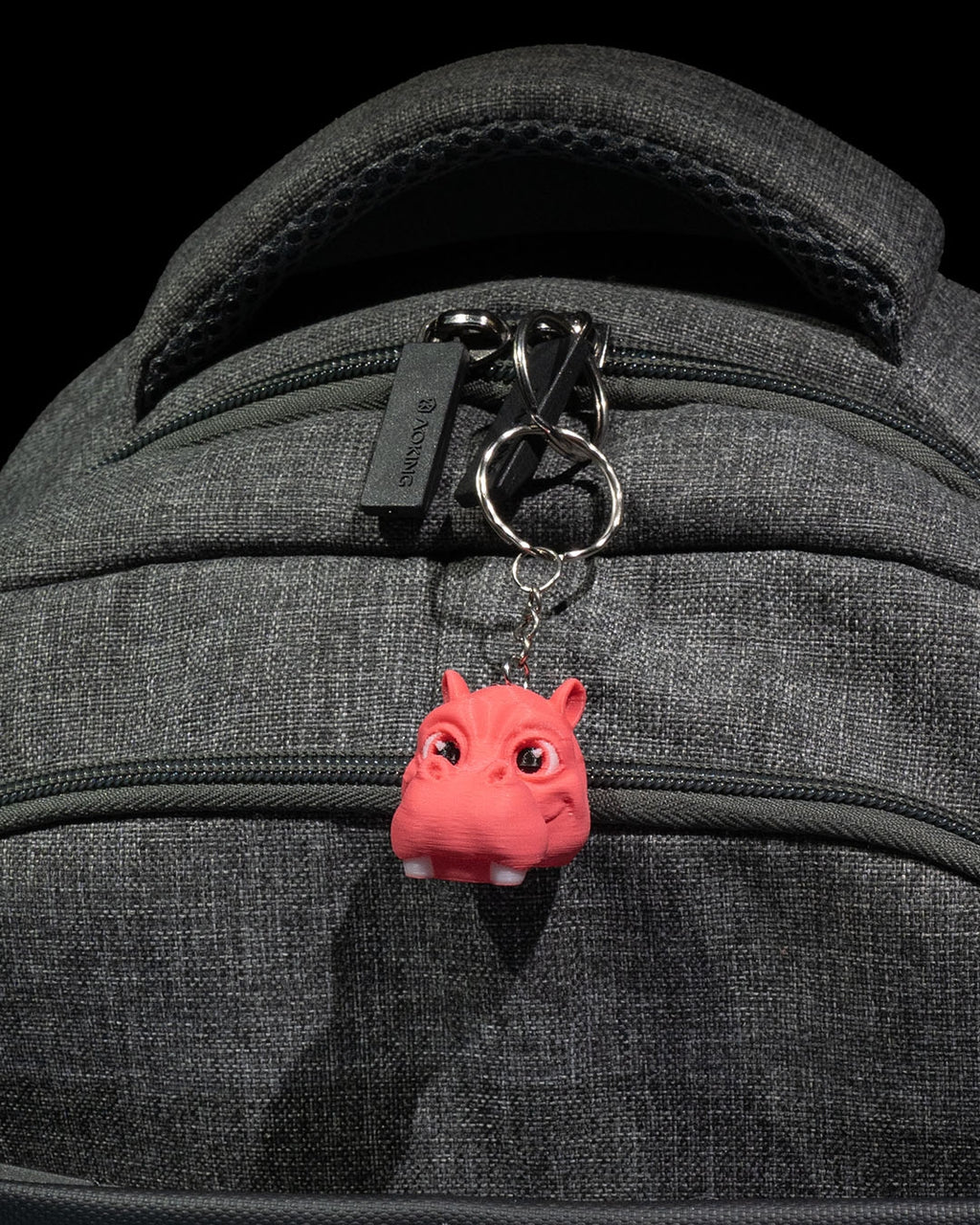 Hippo Keychain