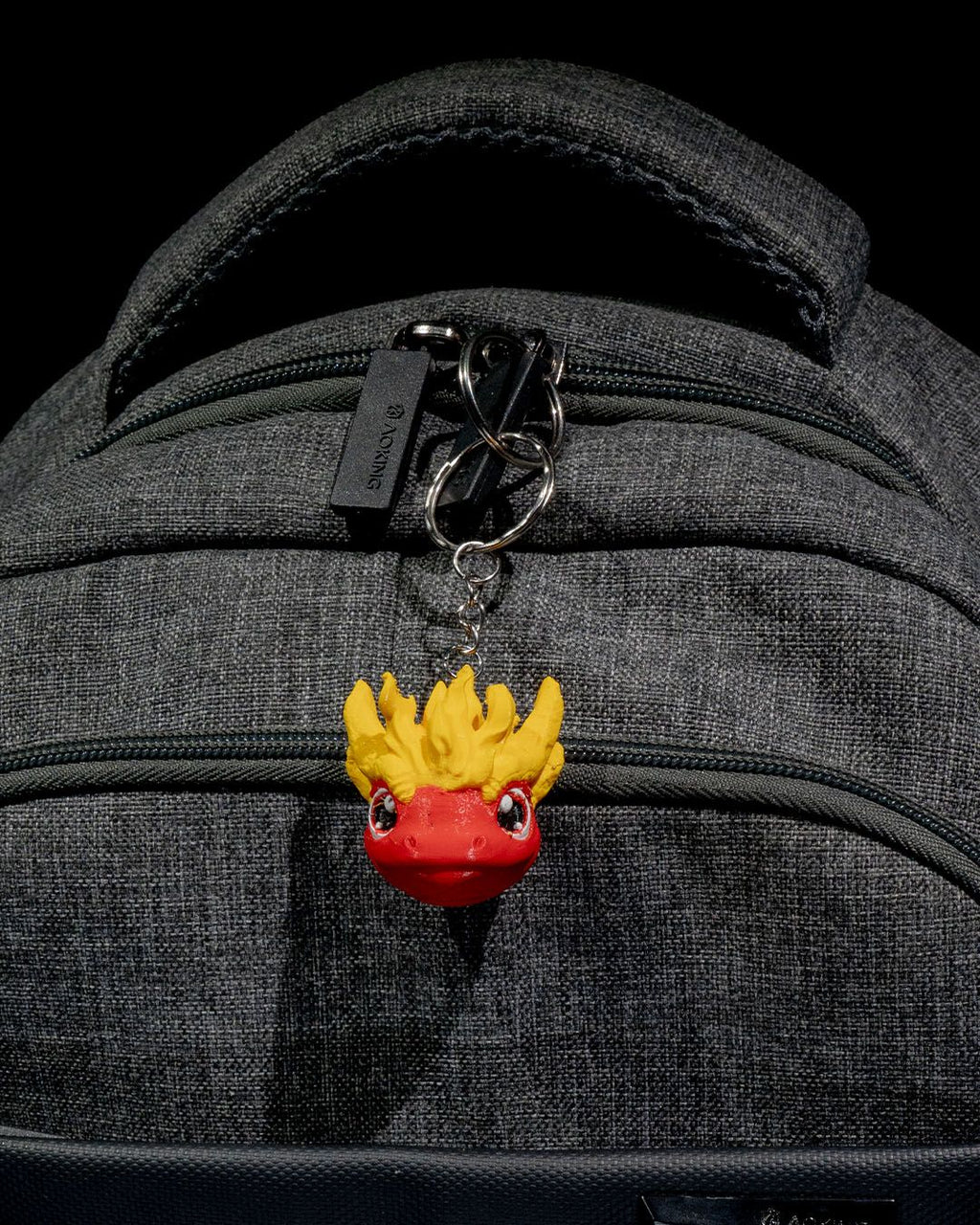 Baby Fire Dragon Keychain