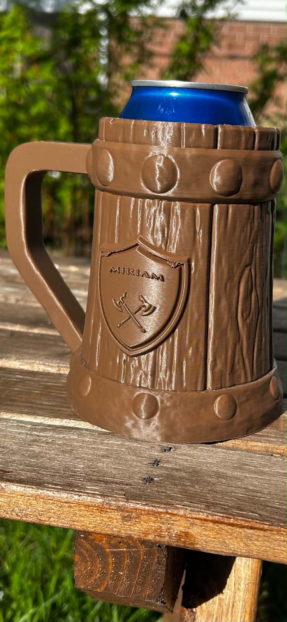 Customizable Knight Mug Can Holder