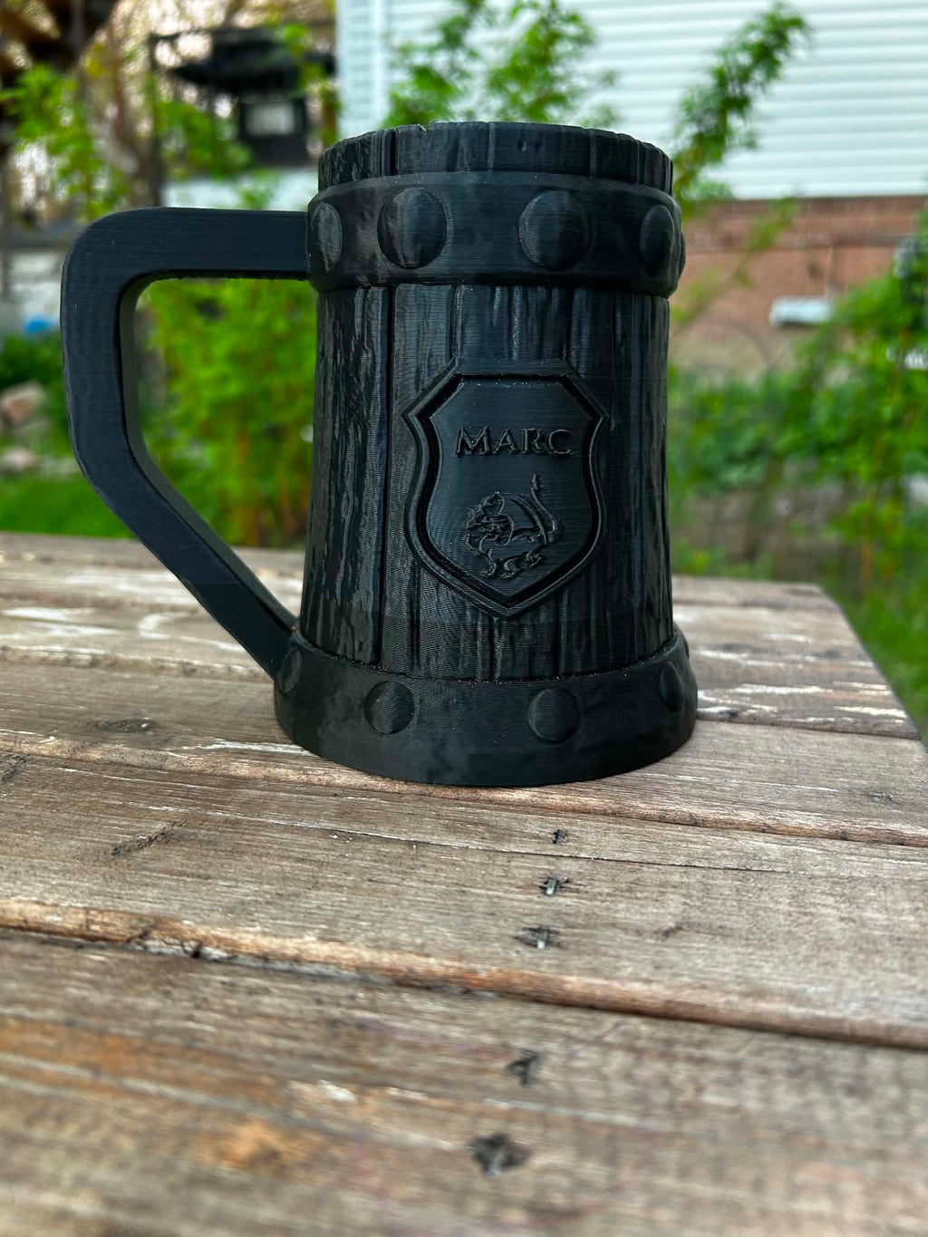 Customizable Knight Mug Can Holder