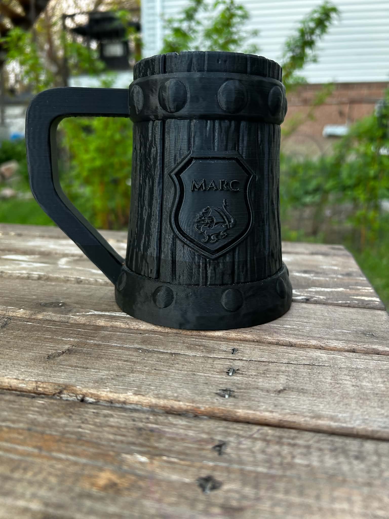 Customizable Knight Mug Can Holder