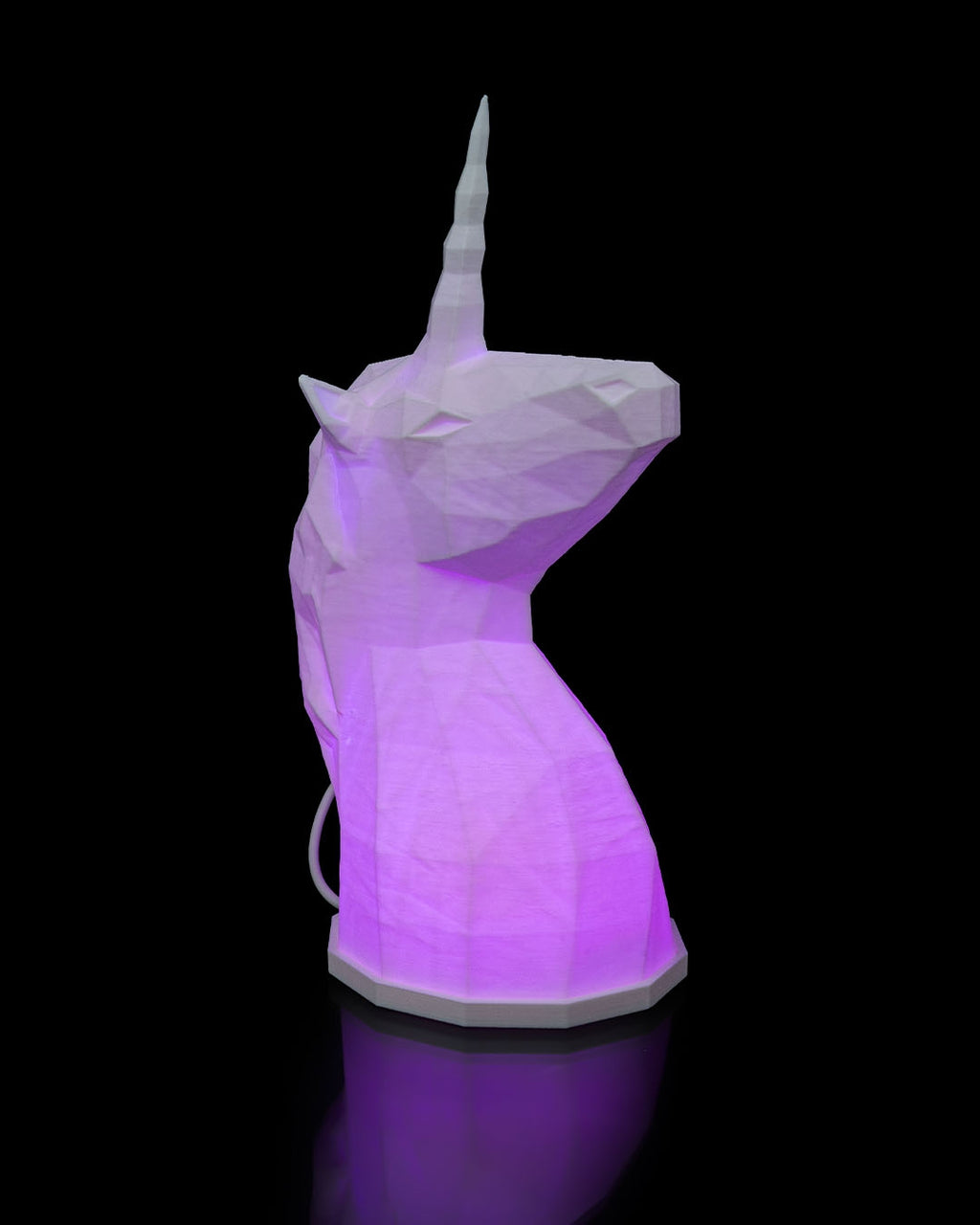 Lampe de table Licorne Low Poly