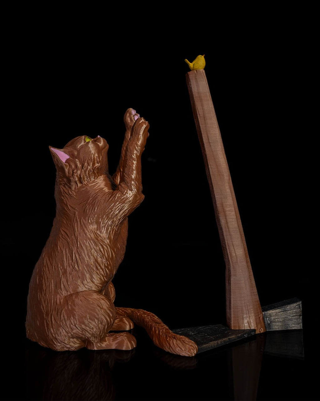 Le Chat, l'Oiseau et l'Essuie-tout