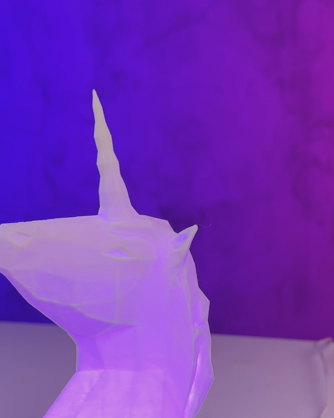 Low Poly Unicorn Table Lamp
