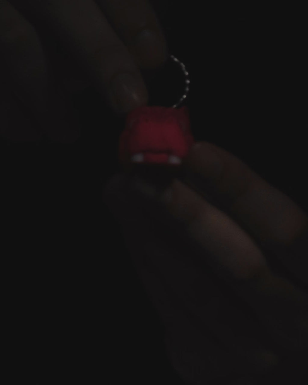 Hippo Keychain