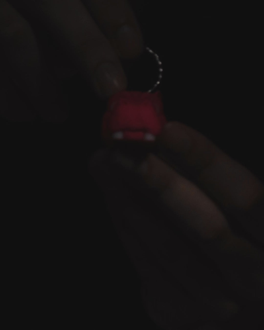 Hippo Keychain